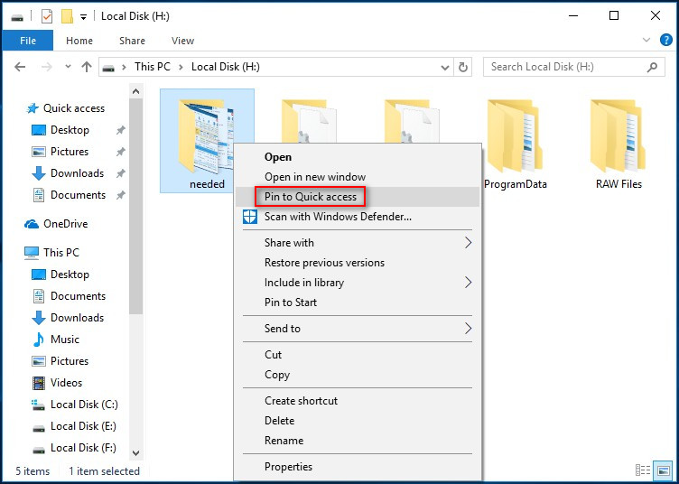 Files In Windows 10 Quick Access Missing, How To Find Back