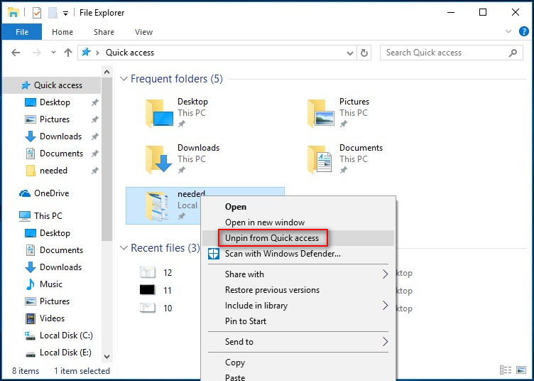 windows 10 files