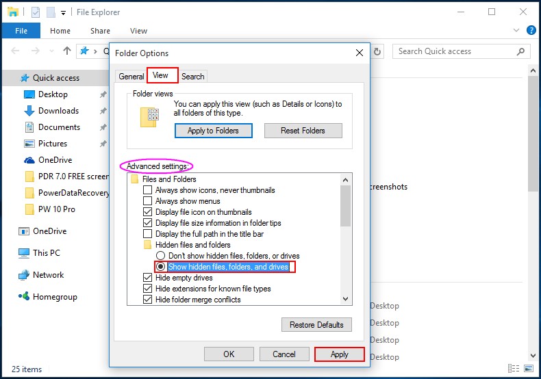 Windows 10 folder location tab missing nupola