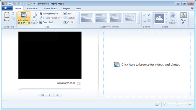 windows movie maker