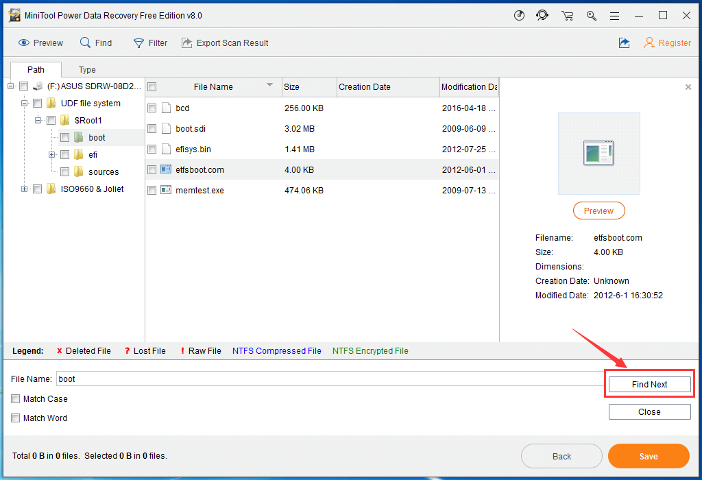 click find next button to see the next find result
