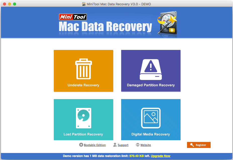 select Digital Media Recovery