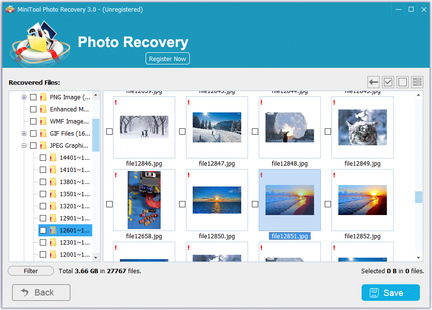 find the needed photos