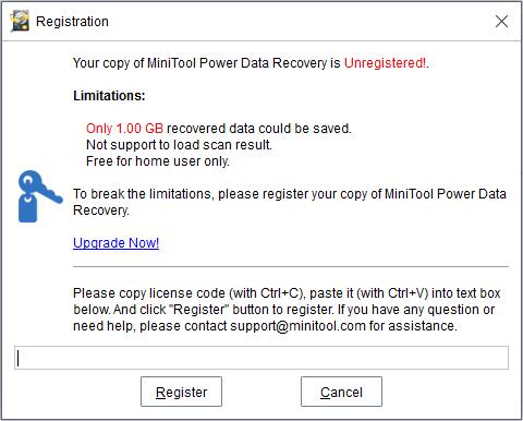 minitool power data recovery v8.1 serial key