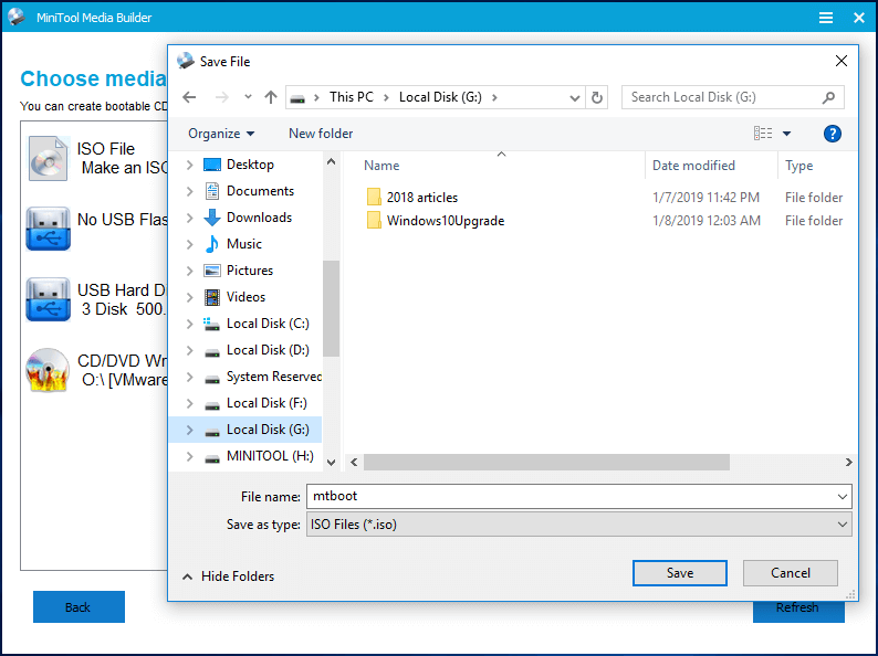 select ISO File