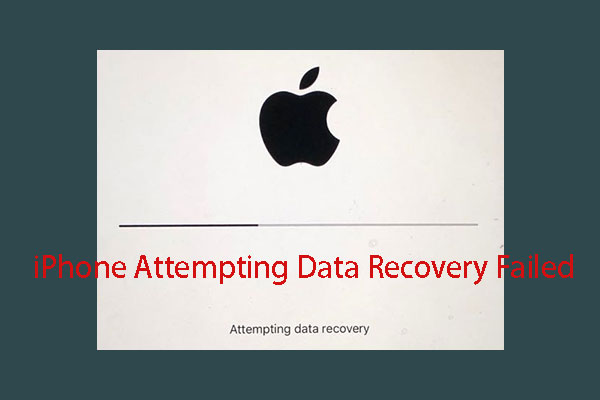Fix iPhone Attempting Data Recovery Failed & Safely Recover Data