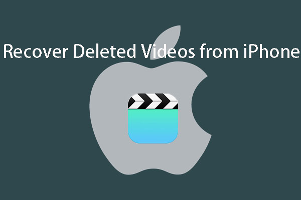 Solved Perfectly - How to Recover Deleted Videos from iPhone
