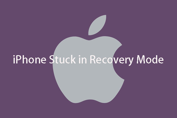 iPhone Stuck in Recovery Mode? MiniTool Can Recover Your Data