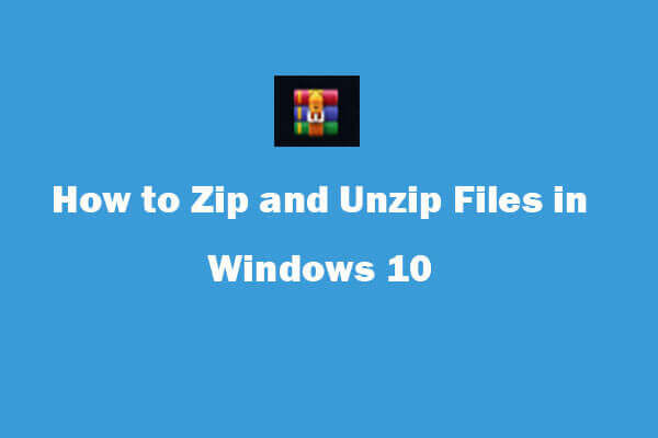 How to Zip and Unzip Files Windows 10 for Free