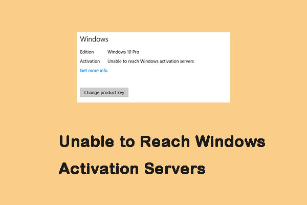 Unable To Reach Adobe Servers Windows 7 How to Fix the Unable to Reach Windows Activation Servers Error? - MiniTool