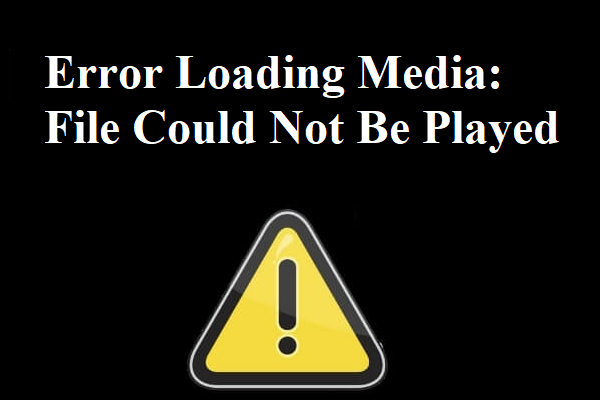 Fixed: Error Loading Media File Could Not Be Played on Chrome