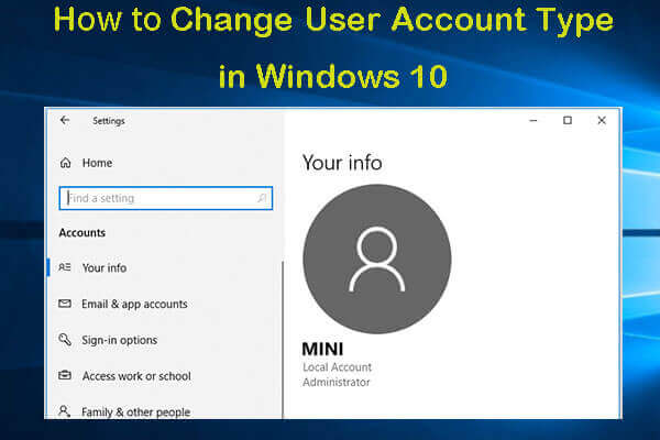 Bagaimana Memperbaiki Masalah Hilangnya Pengguna dan Grup Lokal? 9 5 Cara Mengubah Jenis Akun Pengguna di Windows 10