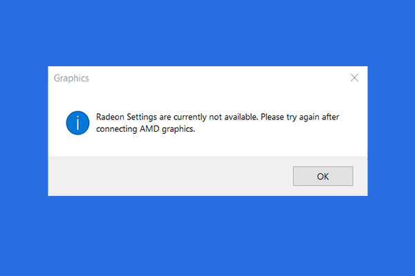 Radeon Settings Are Currently Not Available - Here Is How to Fix