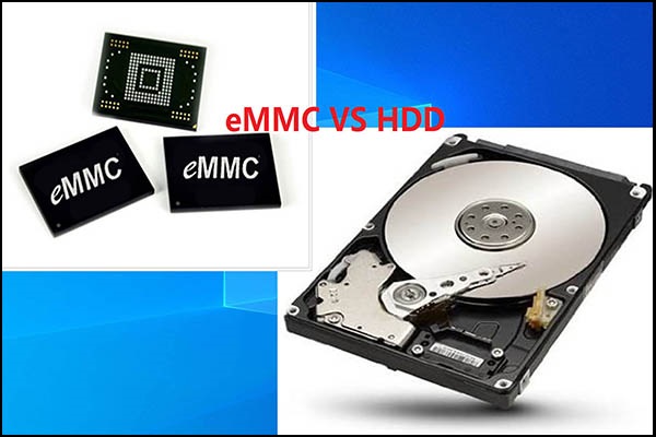 eMMC VS HDD: Qué diferencia hay y cuál es mejor