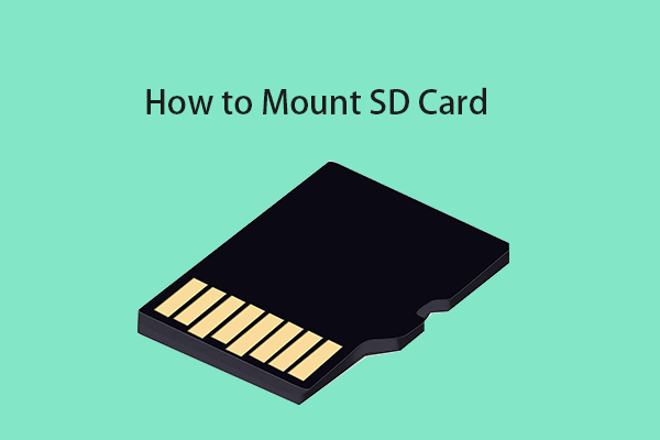 How to Mount or Unmount SD Card | Fix SD Card Won’t Mount