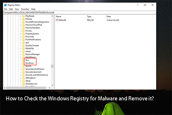 Apa itu Win32/Vindor!pz? Bagaimana Cara Menghapus Virus Win32/Vindor!pz? 5 Bagaimana Cara Memeriksa Malware di Registri Windows dan Menghapusnya?