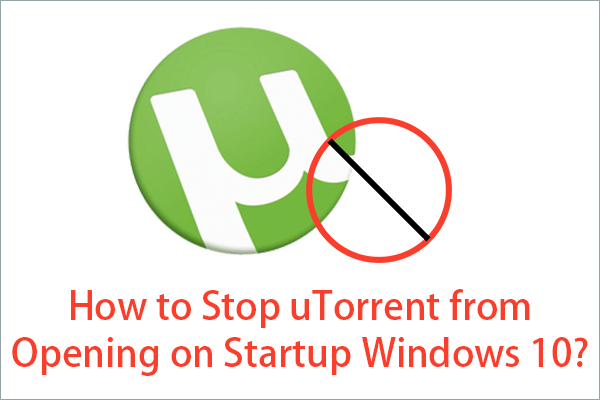 6 formas de evitar que Utorrent se abra en Windows 10/11 de inicio