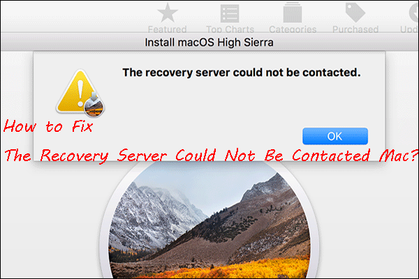 [Solved!] The Recovery Server Could Not Be Contacted Mac