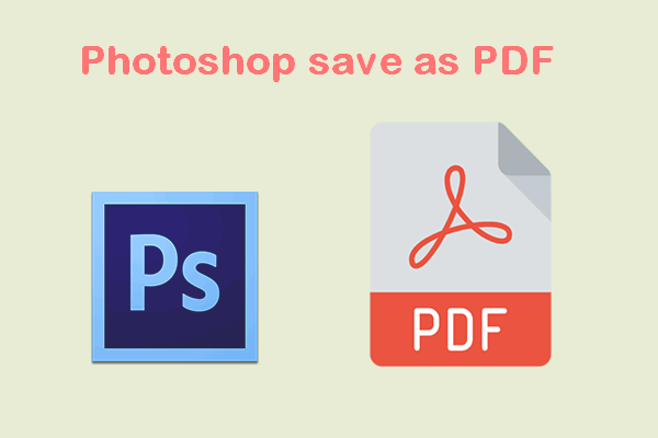 How To Save A File As PDF In Photoshop