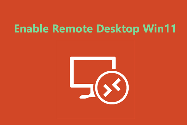 windows 11 enable remote desktop registry