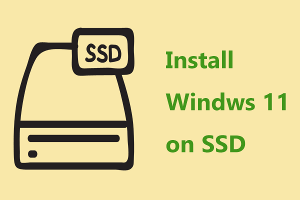 How to Install Windows 11 on SSD? 2 Ways Are for You!