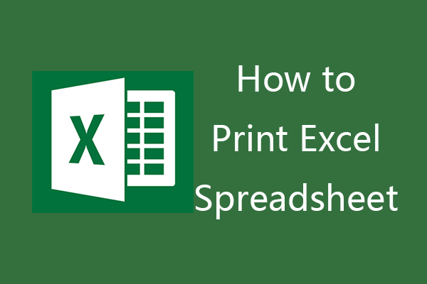 How to Print Excel Spreadsheet on Windows 10/11