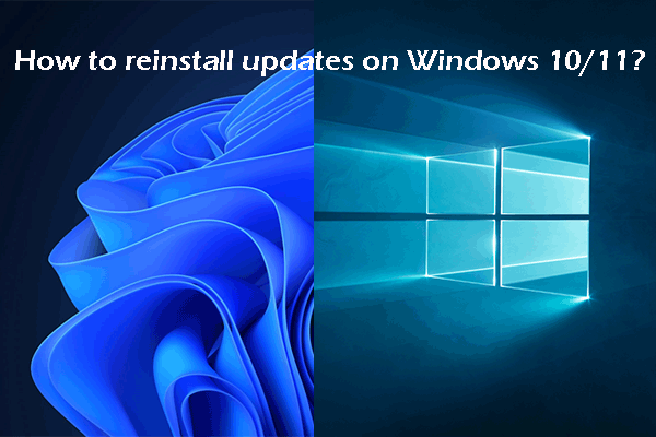 How to Uninstall and Reinstall Updates on Windows 10/11 PCs?