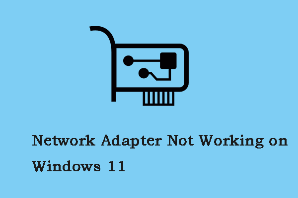 Is Network Adapter Not Working on Windows 11/10? Here Are Fixes!