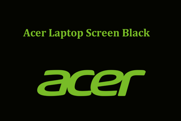 Acer laptop black screen blue light online