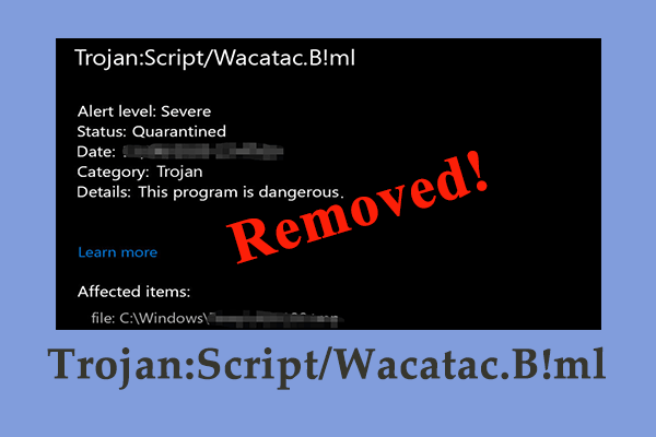 Wacatac trojan hotsell
