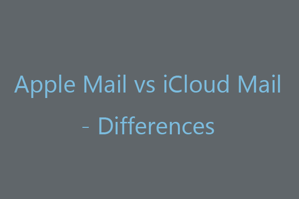 apple id vs icloud mail