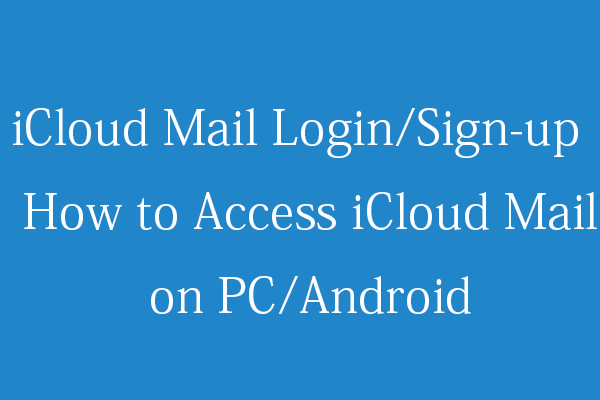 iCloud Login - www.iCloud.com - iCloud Email Login