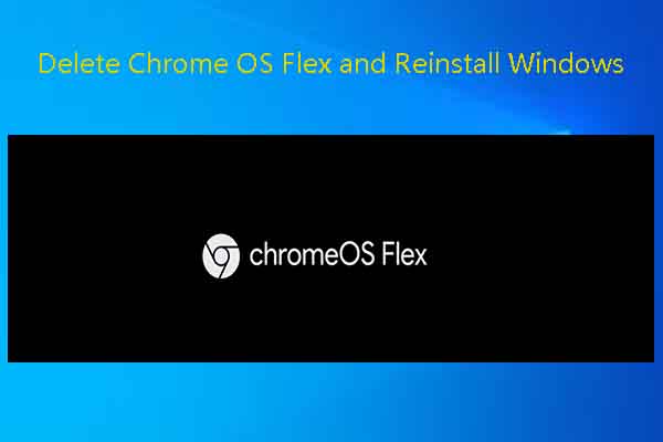 How to Delete Chrome OS Flex and Reinstall Windows [Two Methods]