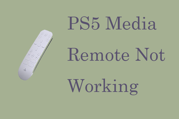 PS5 Media remote, Control all your PS5 entertainment