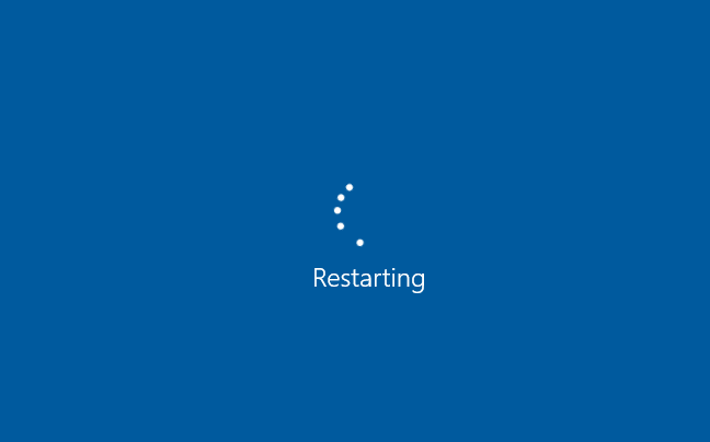 PC restarts