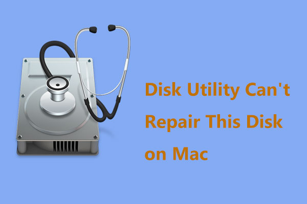 Disk Utility Can't Repair This Disk on Mac? Best Fixes Here!