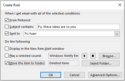 установить правила