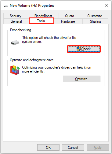Tidak dapat menghapus file dari hard drive eksternal 13 periksa drive untuk kesalahan