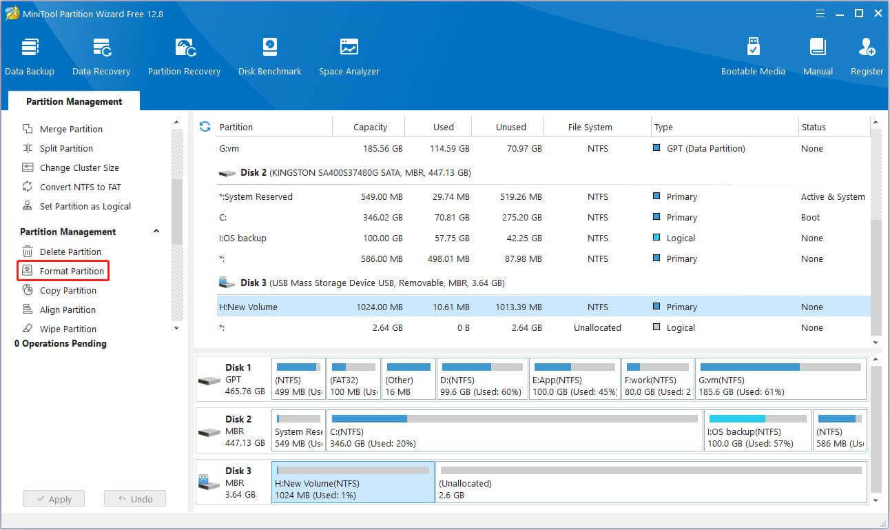 Tidak dapat menghapus file dari hard drive eksternal 19 format partisi