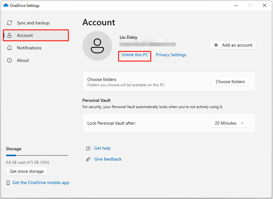 Folder Desktop dan File Tidak Disegarkan Secara Otomatis 11 klik Putuskan tautan PC ini
