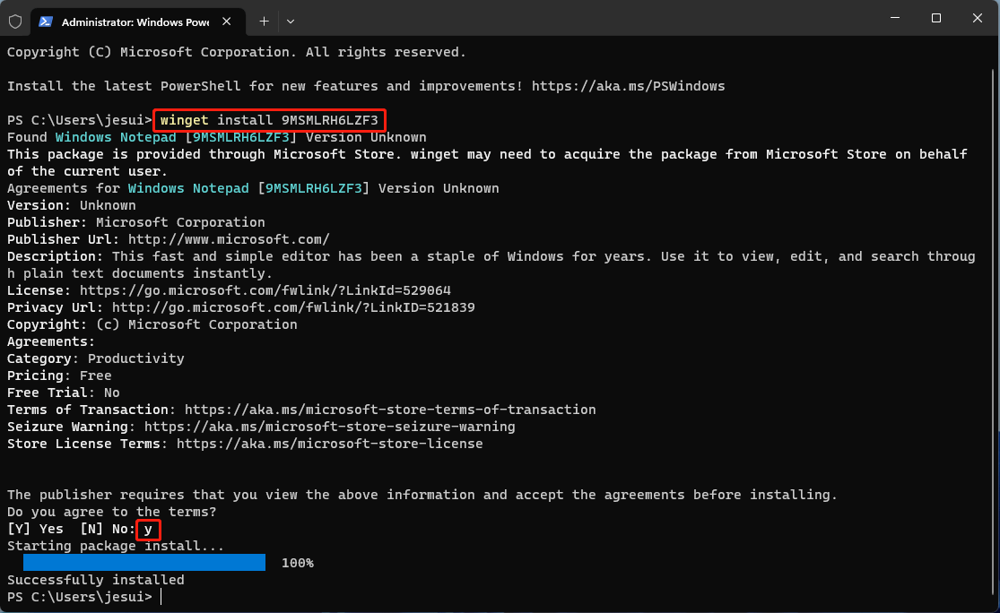 Dua Cara Instal Ulang Software Pra-Instal di Windows 11 3 Instal ulang Notepad di Windows 11
