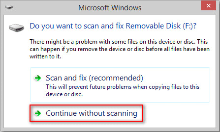 scan and fix prompt