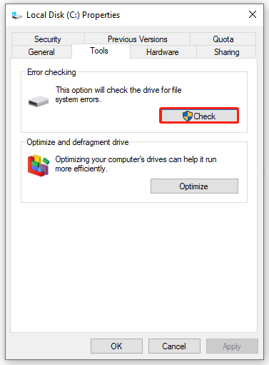 Bagaimana Memperbaiki Kesalahan Internal Bluescreen SDBUS? Diselesaikan Di Sini 9 klik Periksa