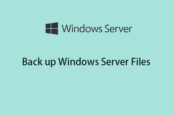 How to Back up Windows Server 2022 Files? Here Are 2 Ways!