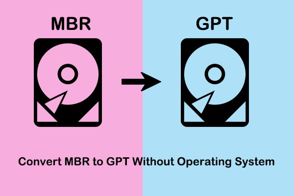 Cara Mengonversi GPT ke MBR Tanpa Sistem Operasi 1 Konversi MBR ke GPT Tanpa Sistem Operasi (2 Cara)