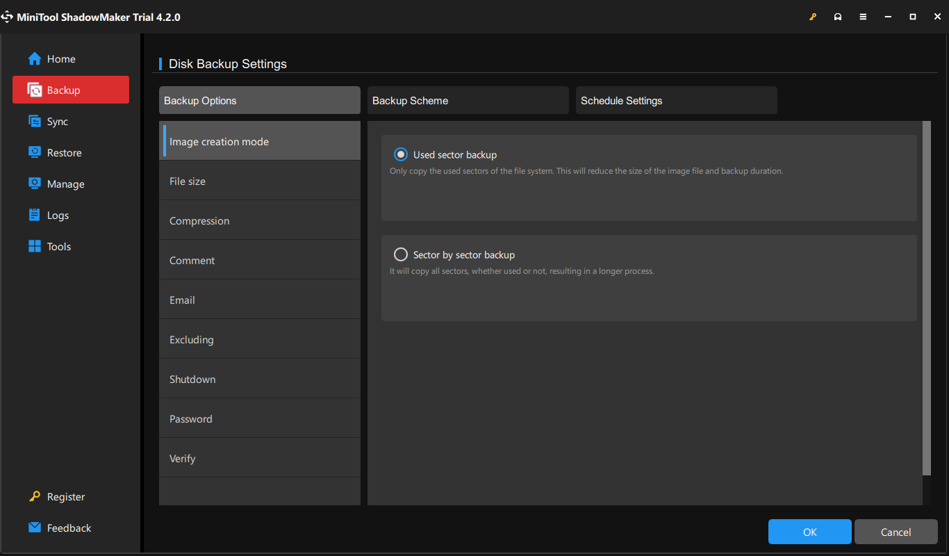 make some advanced settings