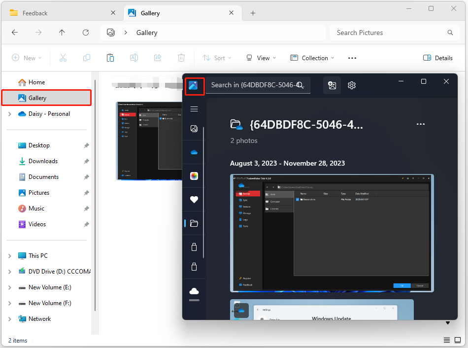 Ini Bagaimana Cara Menghapus Galeri dari File Explorer di Windows 11? 1 gambar di Foto ditampilkan di Galeri
