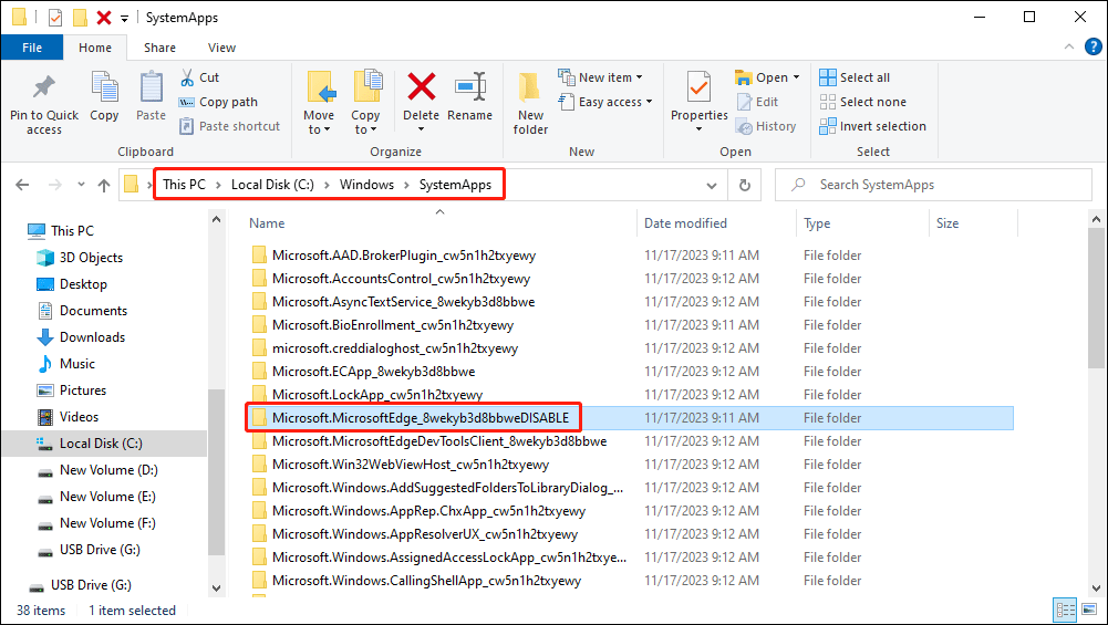 Bagaimana Menghentikan Microsoft Edge dari Menginstal Secara Otomatis? 9 mengubah nama folder