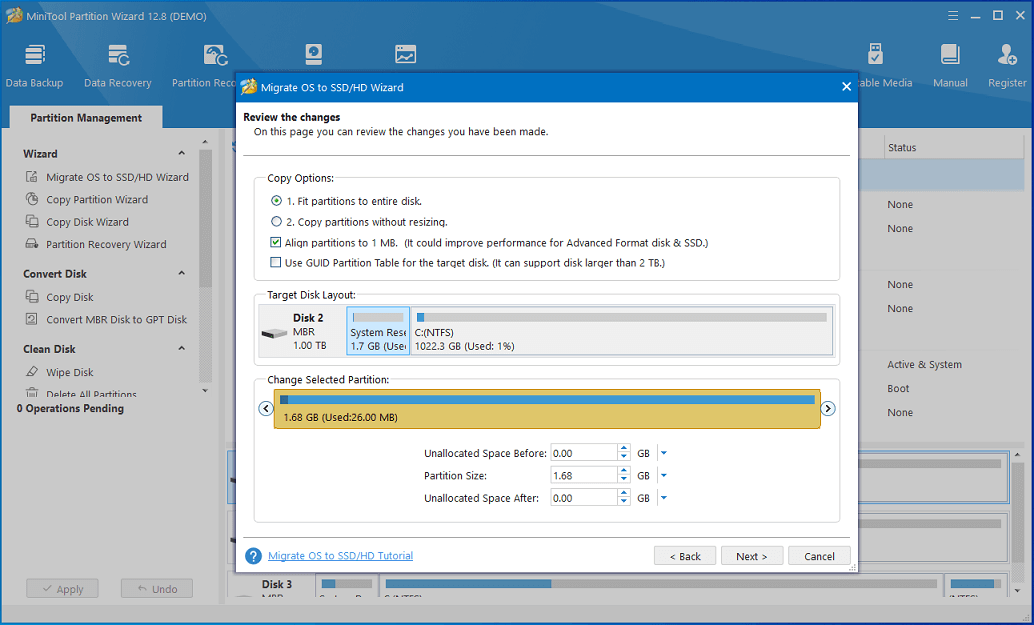 Bagaimana Cara Mengkloning Windows Server 2022/2019/2016 ke HDD/SSD? 13 pilih opsi salin berdasarkan kebutuhan Anda
