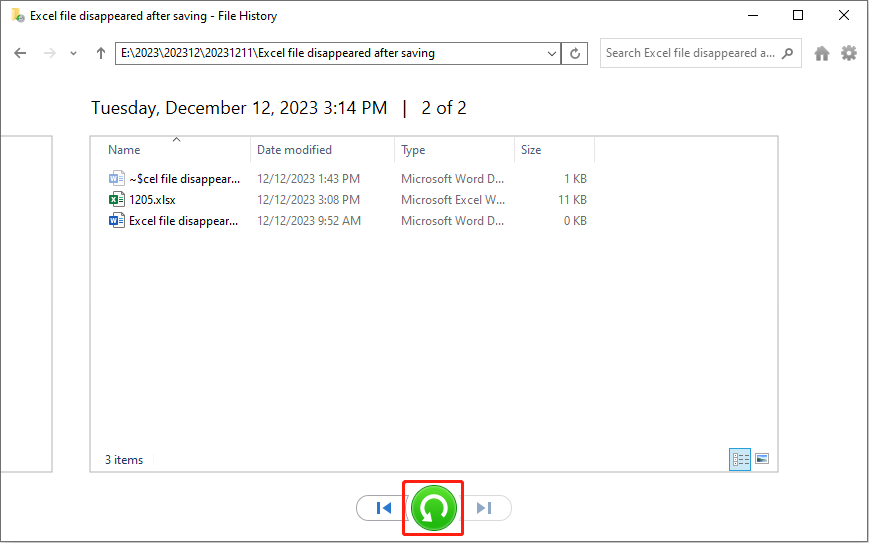 File Excel Hilang Setelah Disimpan? Empat Metode untuk Menemukannya 5 memulihkan file menggunakan File History